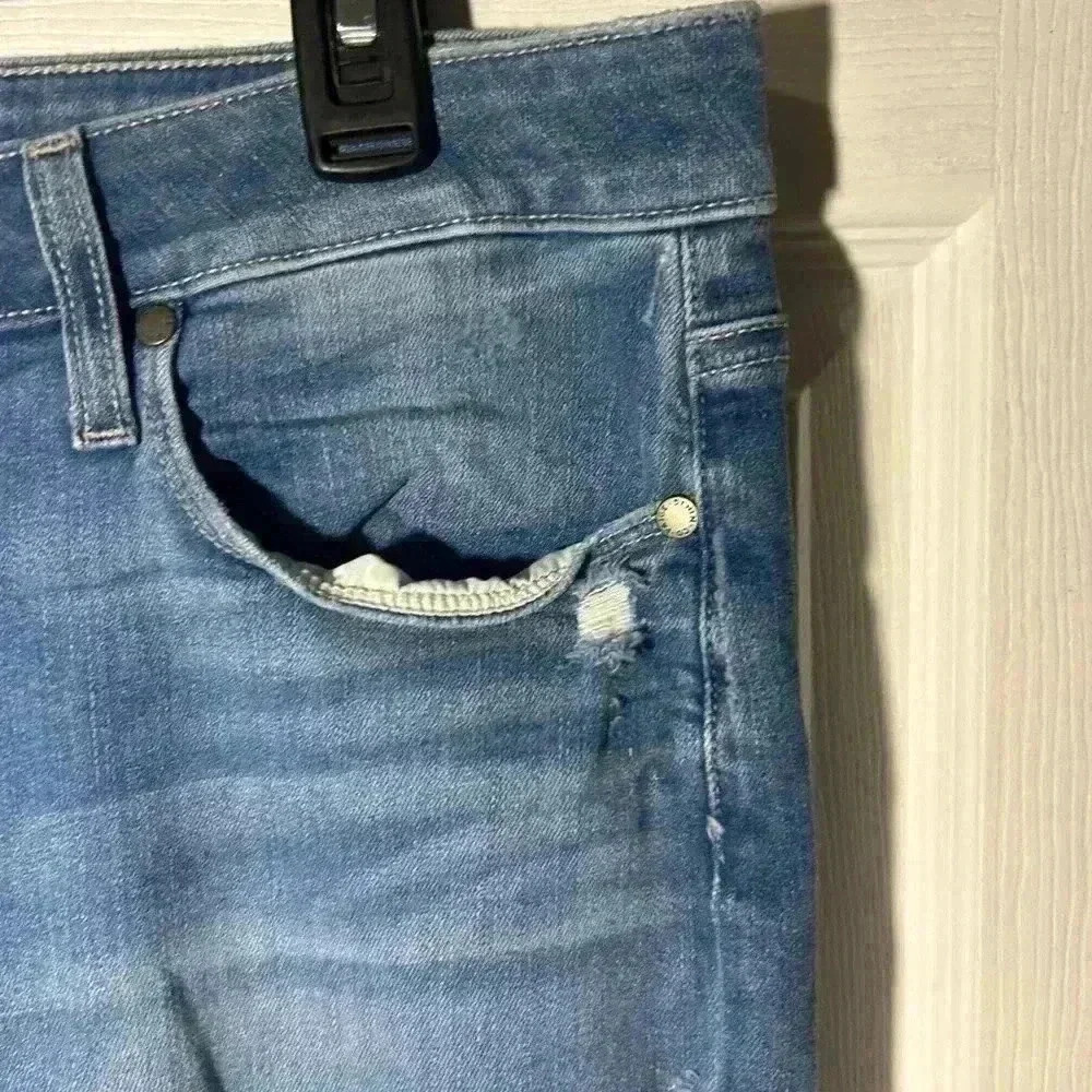 Paige Jimmy Jimmy Crop Jeans Womens Size 31 Distressed Vintage Venice - Picture 2 of 12